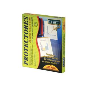 mica kinera ligth 370 protector hojas c/200