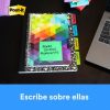 banderitas 3m adhesivas rígidas colores brillantes 2.5x3.8cm c/36 tabs