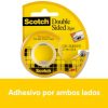 cinta 3m doble capa scotch 012x6.3 mts c/despachador