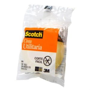 cinta scotch 3m 508 18mmx25mm económica c/8 piezas