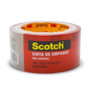 cinta canela 3m empaque canela 301c 48mmx50m c/36
