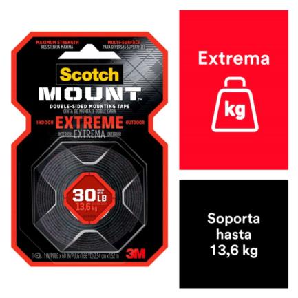 cinta montaje 3m extrema scotch mount 414h 2.54cmx1.52m cinta montaje 3m extrema scotch mount 414h 2.54cmx1.52m