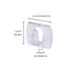 clips para luces 3m command 4 transparentes
