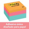 notas adhesivas 3m post it 2018 3x3 cubo color pastel 400 hojas