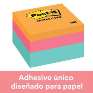 notas adhesivas 3m post it 2018 3x3 cubo color pastel 400 hojas