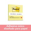 notas 3m post it 654 3x3 amarillo 100hjs c/12