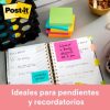 mini notas 3m post it neon 34.9mmx47.6mm 1 block c/200 hjs