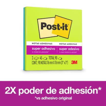 notas adhesivas 3m post it 3x3 style 90 notas notas adhesivas 3m post it 3x3 style 90 notas