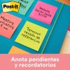 notas adhesivas 3m post it cubo neón 3x3 400 hojas