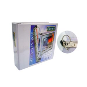 carpeta kinera vinil aro "d" 2" blanca c/12