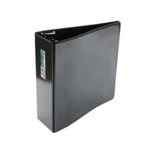 carpeta kinera vinil aro "o" 4" negra