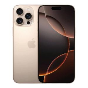 smartphone apple iphone 16 pro max 256gb color titanio del desierto
