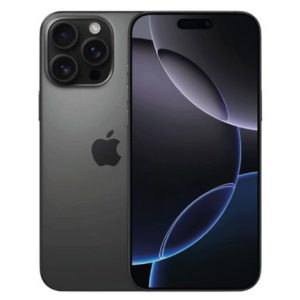 smartphone apple iphone 16 pro max 256gb color titanio negro