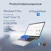laptop asus expertbook p1403cva i58g512 p1 core i5 13420h 8gb 512gb 2280 ssd 14.0" win11 pro black wi fi 6e
