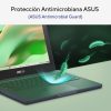 laptop asus chromebook cr1104fta c8g64 c1 11.6" hd táctil intel n150 8gb 64gb emmc chromeos gris incluye stylus