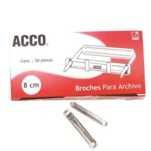 broche acco no.8 cm p1580 c/50 pzas