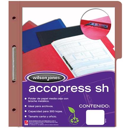 carpeta acco press mc papel carta color caoba c/10 pzas carpeta acco press mc papel carta color caoba c/10 pzas