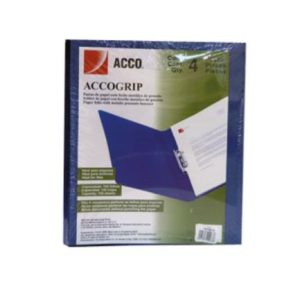 carpeta acco grip t3 sh 963 carta azul obscuro c/4