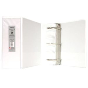 carpeta acco wilson jones 386 vinil d3 4" carta blanco c/12