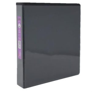 carpeta acco 385 vinil d 1 1/2" carta negro