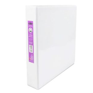 carpeta acco 361 vinil o 1 1/2" carta blanco