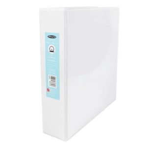 carpeta acco wilson jones 361 vinil o 2" carata color blanco