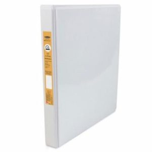 carpeta acco 385 vinil 1/2" argolla "d" carta color blanco