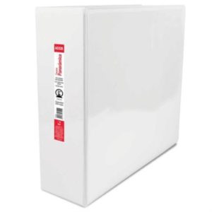 carpeta acco brillante 3" aro "o" tamaño carta color blanco