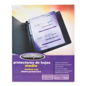 mica acco protectora p0572 carta transparente c/100 pzas