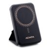power bank adata r050 de carga rapida y magnetica inalambrico 5000 mah color negro