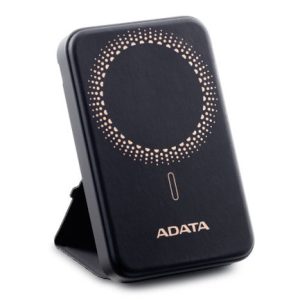 power bank adata r050 de carga rapida y magnetica inalambrico 5000 mah color negro