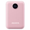 power bank adata 10000mah digital pc10022 rosa