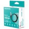 cable magnético adata usb c adopta el usb 3.2 gen2 estandar velocidad de transferencia de datos de 10 gbps color negro
