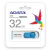 memoria usb adata c008 32 gb color blanco azul