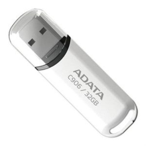 memoria usb adata c906 flash 32gb color blanco