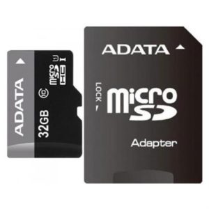 memoria micro sd adata hc32gb class10 retail w/1 con adaptador