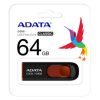 memoria usb adata c008 64 gb color negro rojo