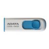 memoria usb adata c008 64gb 2.0 color blanco azul