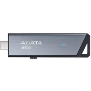 memoria usb adata 128 gb ue800 flash drive tipo c 3.2 color plata metálica