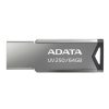 memoria usb adata 64 gb uv250 color plata metalica 2.0