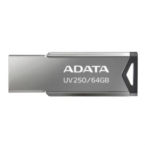 memoria usb adata 64 gb uv250 color plata metalica 2.0
