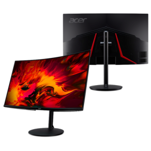 monitor gaming nitro acer xz320q x2miiphx 31.5 curvo fhd va 240hz amd freesync premium bocinas 3 años de garantía