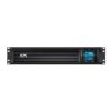 ups apc 1000va/600w pantalla lcd rm 2u 120v 6 salidas nema 5 15r color negro