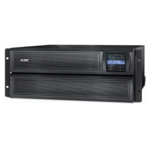 ups apc smart x 2000va/1800w 4u rack/torre pantalla lcd 100 127v 10 salidas color negro