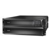 ups apc 2200va/1980w rack/torre 2u lcd 100 127v línea interactiva 8 salidas color negro