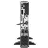 ups apc 2200va/1980w rack/torre 2u lcd 100 127v línea interactiva 8 salidas color negro