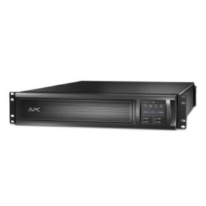 ups apc 2200va/1980w rack/torre 2u lcd 100 127v línea interactiva 8 salidas color negro