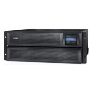 ups apc x 3000va/2700w 4u torre/rack convertible pantalla lcd 100 127v 10 salidas color negro