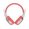 audífonos inalámbricos acteck over ear luxe chic hp710 recargables elite salmon