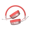 audífonos inalámbricos acteck over ear luxe chic hp710 recargables elite salmon